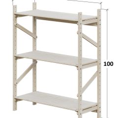 Стеллаж Конструктор Арт.С1000-1 в Салехарде - salekhard.mebel24.online | фото 2
