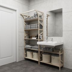 Стеллаж Конструктор Арт.СR2000-1 в Салехарде - salekhard.mebel24.online | фото 4