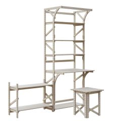 Стеллаж+стол Конструктор Арт.СRСт1-1 в Салехарде - salekhard.mebel24.online | фото 3
