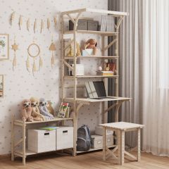 Стеллаж+стол Конструктор Арт.СRСт1-1 в Салехарде - salekhard.mebel24.online | фото 4