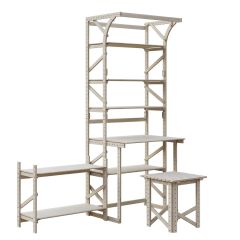Стеллаж+стол со стойкой Конструктор Арт.СRСт2-1 в Салехарде - salekhard.mebel24.online | фото 3