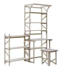 Стеллаж+стол со стойкой Конструктор Арт.СRСт2-1 в Салехарде - salekhard.mebel24.online | фото 5