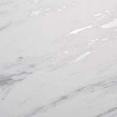 Стол BELLUNO 160 MARBLES KL-99 Белый мрамор матовый, итальянская керамика/ белый каркас, ®DISAUR в Салехарде - salekhard.mebel24.online | фото 9