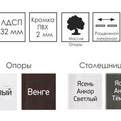 Стол раскладной Ялта-2 (опоры массив резной) в Салехарде - salekhard.mebel24.online | фото 4