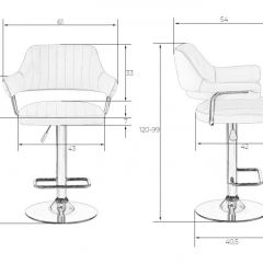 Стул барный DOBRIN CHARLY LM-5019 (черный) в Салехарде - salekhard.mebel24.online | фото 2