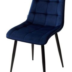 Стул CHIC BLUVEL-86 NAVY BLUE / черный каркас М-City в Салехарде - salekhard.mebel24.online | фото