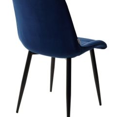 Стул CHIC BLUVEL-86 NAVY BLUE / черный каркас М-City в Салехарде - salekhard.mebel24.online | фото 3