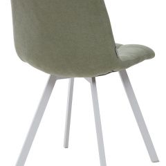 Стул CHILLI SQUARE UF860-11B мятный, ткань/ белый каркас М-City в Салехарде - salekhard.mebel24.online | фото 2