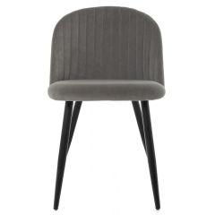 Стул на металлокаркасе Gabi 1 dark gray / black в Салехарде - salekhard.mebel24.online | фото 4