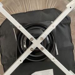 Стул MAVERICK 360 град. поворот. BLUVEL-40 BEIGE/ белый каркас, М-City в Салехарде - salekhard.mebel24.online | фото 5