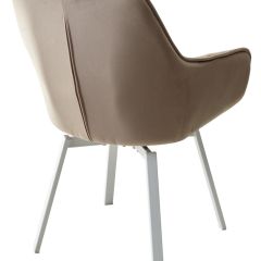 Стул MAVERICK 360 град. поворот. BLUVEL-40 BEIGE/ белый каркас, М-City в Салехарде - salekhard.mebel24.online | фото 9
