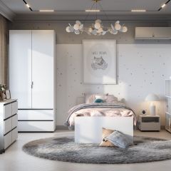 Токио Шкаф двухстворчатый с двумя ящиками в Салехарде - salekhard.mebel24.online | фото 3