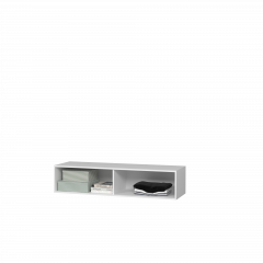 Тумба Подвесная 3 (белый/белый /белый лакобель) в Салехарде - salekhard.mebel24.online | фото 3