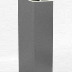 Угловое соединение для цоколя 135 гр. h100 мм (Алюминий, Белый, Черный, Сонома) в Салехарде - salekhard.mebel24.online | фото