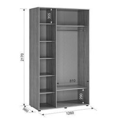 ЗАРА Шкаф 3-х створчатый 2 в Салехарде - salekhard.mebel24.online | фото 2