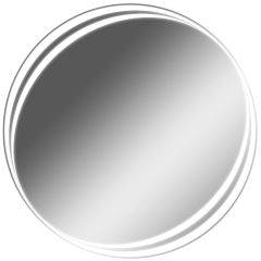 Зеркало Берг 700х700 с подсветкой Домино (GL7055Z) в Салехарде - salekhard.mebel24.online | фото
