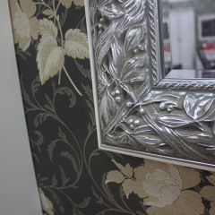 Зеркало большое Тиффани Premium черная/серебро (ТФ/02(П) в Салехарде - salekhard.mebel24.online | фото 3