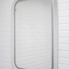 Зеркало Elis 100 white с подсветкой Sansa (SEe1045Z) в Салехарде - salekhard.mebel24.online | фото 2