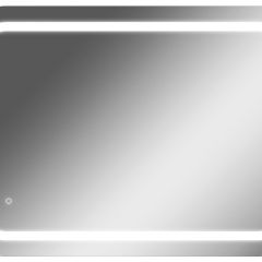 Зеркало Elis 100 white с подсветкой Sansa (SEe1045Z) в Салехарде - salekhard.mebel24.online | фото 1