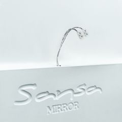 Зеркало Gia 75 white с подсветкой Sansa (SGa1044Z) в Салехарде - salekhard.mebel24.online | фото 5