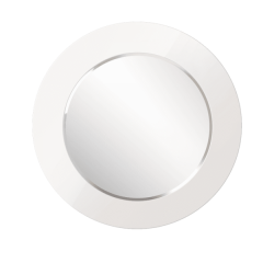 Зеркало круглое белый (РМ/02) в Салехарде - salekhard.mebel24.online | фото