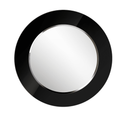 Зеркало круглое черный (РМ/02) в Салехарде - salekhard.mebel24.online | фото 1