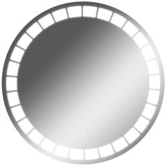 Зеркало Маскат 700х700 с подсветкой Домино (GL7057Z) в Салехарде - salekhard.mebel24.online | фото 1