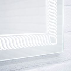 Зеркало Паликир 700х700 с подсветкой Домино (GL7051Z) в Салехарде - salekhard.mebel24.online | фото 4