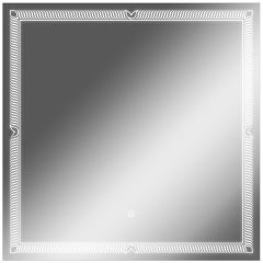 Зеркало Паликир 700х700 с подсветкой Домино (GL7051Z) в Салехарде - salekhard.mebel24.online | фото 1