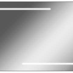 Зеркало Ray 100 black с подсветкой Sansa (SR1035Z) в Салехарде - salekhard.mebel24.online | фото