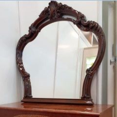 Зеркало в раме к кровати 1800, Ирина (08.250) орех в Салехарде - salekhard.mebel24.online | фото