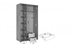 АДАМ Спальный гарнитур (модульный) белое дерево в Салехарде - salekhard.mebel24.online | фото 15