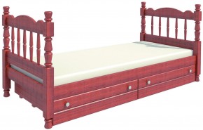 АЛЕНКА Кровать детская (орех) в Салехарде - salekhard.mebel24.online | фото