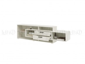 АЛТЕЯ Тумба ТВ (Дуб крафт белый) в Салехарде - salekhard.mebel24.online | фото 2