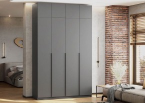 Антресоль 1600 «ШК-5» Графит серый в Салехарде - salekhard.mebel24.online | фото 4