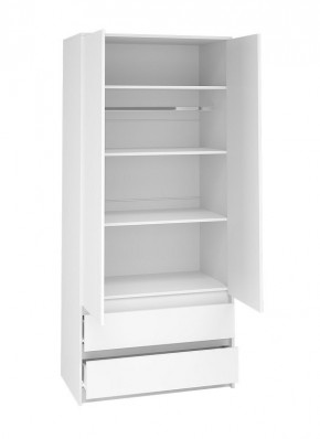 АЙДЕН ШК06-900 Шкаф 2 двери/2 ящика (белый) в Салехарде - salekhard.mebel24.online | фото 2
