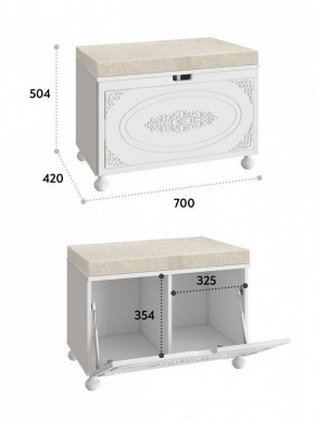 Банкетка-тумба Ассоль АС-70 в Салехарде - salekhard.mebel24.online | фото 3