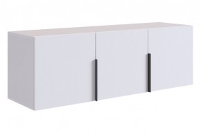 БАСКО Антресоль трехдверная L1200 (белое дерево) в Салехарде - salekhard.mebel24.online | фото