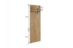 БОДРУМ Прихожая (модульная) дуб крафт золотой в Салехарде - salekhard.mebel24.online | фото 2