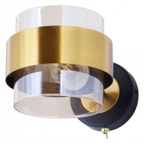 Бра Arte Lamp Carlo A8205AP-1BK в Салехарде - salekhard.mebel24.online | фото