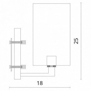 Бра Divinare Porta 5933/01 AP-1 в Салехарде - salekhard.mebel24.online | фото 3