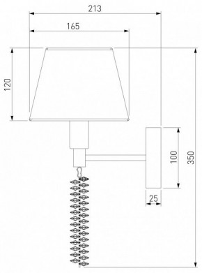 Бра Eurosvet Charuel 60148/1 матовое золото в Салехарде - salekhard.mebel24.online | фото