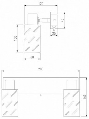 Бра Eurosvet Fente 20090/2 белый/хром в Салехарде - salekhard.mebel24.online | фото 5