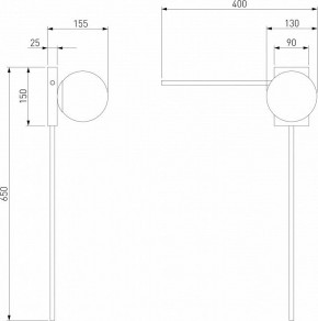 Бра Eurosvet Fredo 40034/1 латунь в Салехарде - salekhard.mebel24.online | фото 4