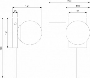 Бра Eurosvet Fredo 40036/1 латунь в Салехарде - salekhard.mebel24.online | фото 4