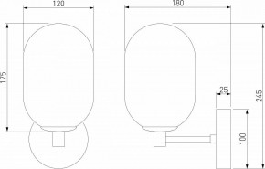 Бра Eurosvet Loona 60161 латунь в Салехарде - salekhard.mebel24.online | фото 4