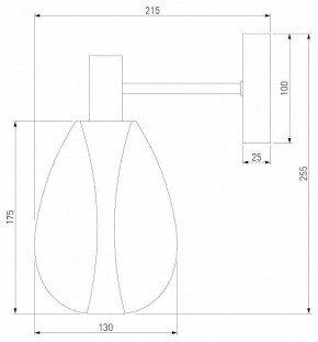 Бра Eurosvet Magma 60175/1 латунь в Салехарде - salekhard.mebel24.online | фото 3