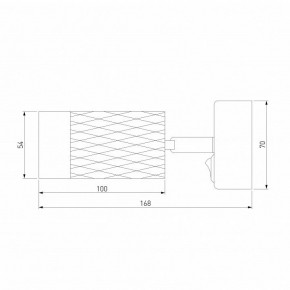 Бра Eurosvet Mizar 20088/1 белый/серебро в Салехарде - salekhard.mebel24.online | фото 3