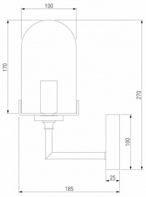 Бра Eurosvet Pluto 60156/1 хром в Салехарде - salekhard.mebel24.online | фото 2