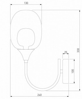 Бра Eurosvet Spritz 70218/1 латунь в Салехарде - salekhard.mebel24.online | фото 4